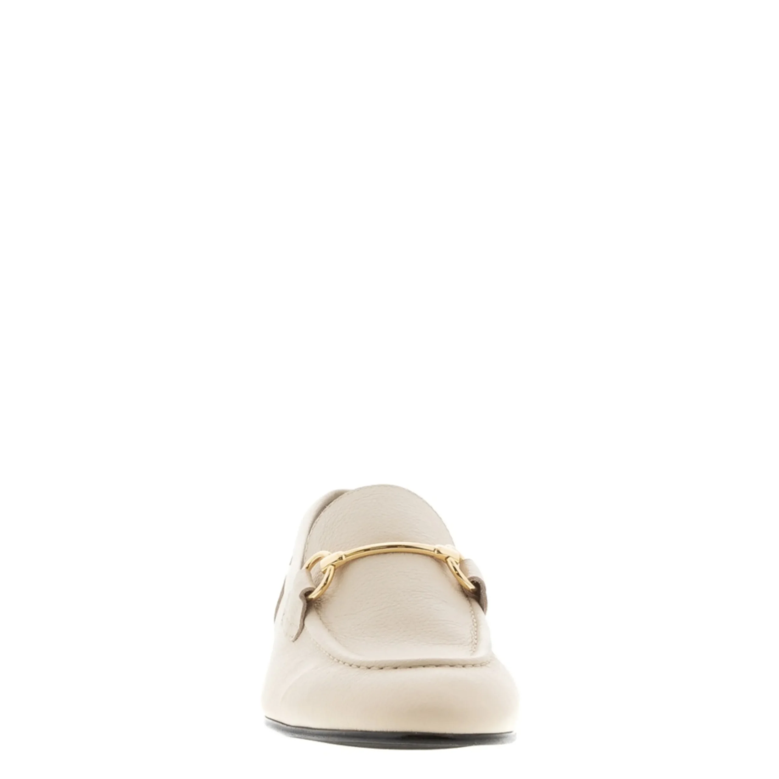 Arlie Off White Leather Snaffle Loafers