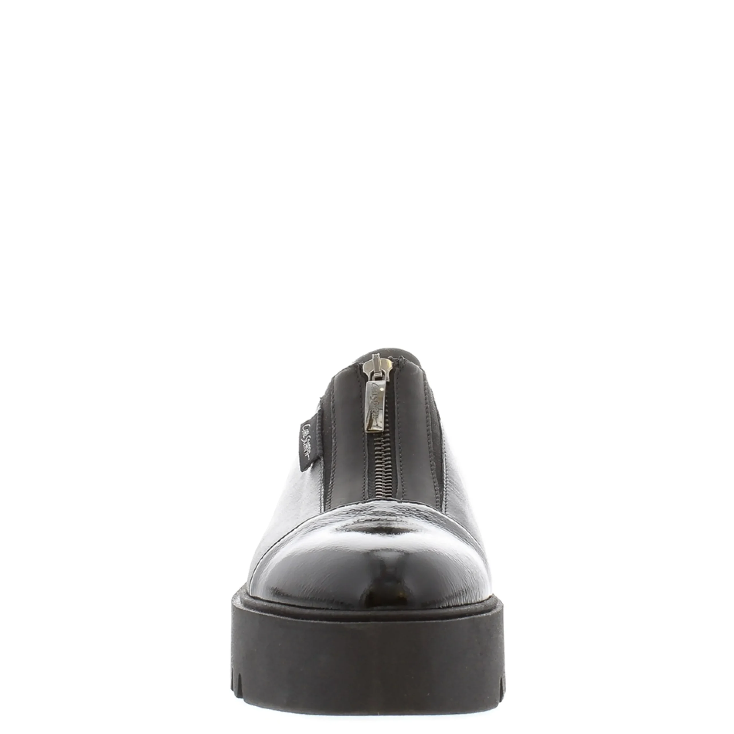 Ash Black Leather Platform Trainers