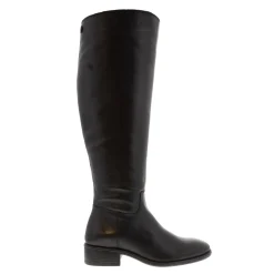 Ashby Black Leather Knee High Boots