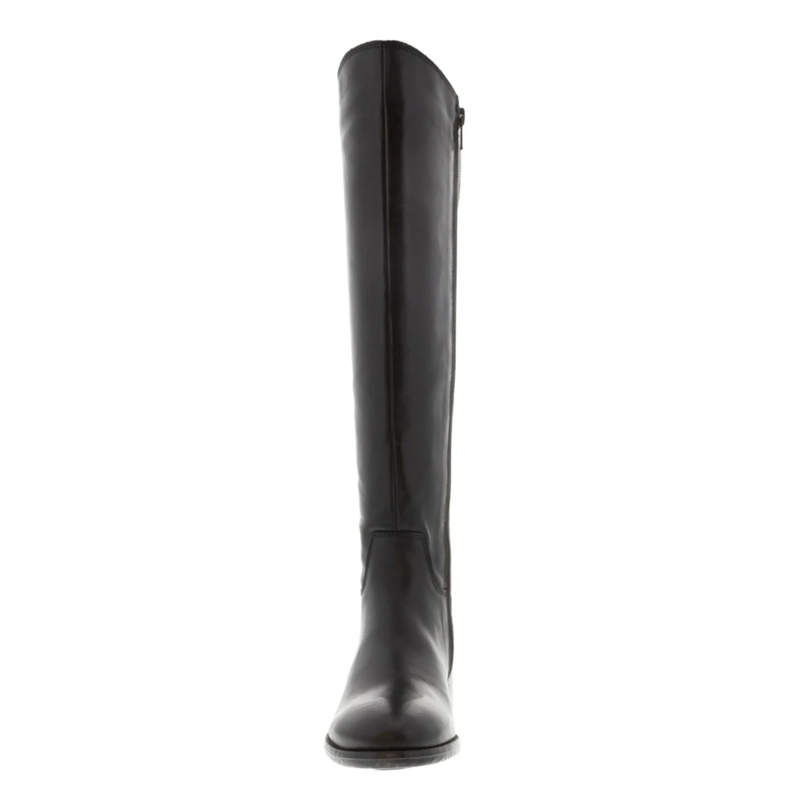 Ashby Black Leather Knee High Boots