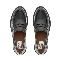 Chase Leather Chunky Penny Loafers