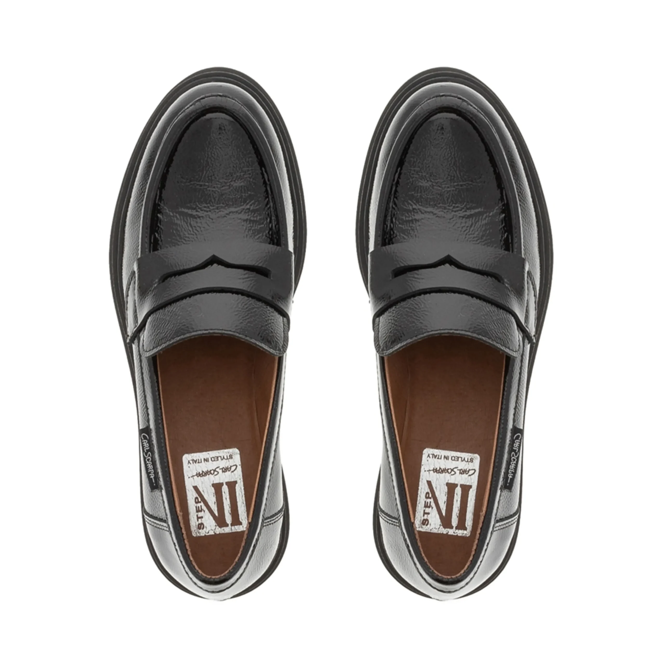 Chase Leather Chunky Penny Loafers