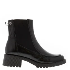 Colletta Black Leather Chelsea Boots