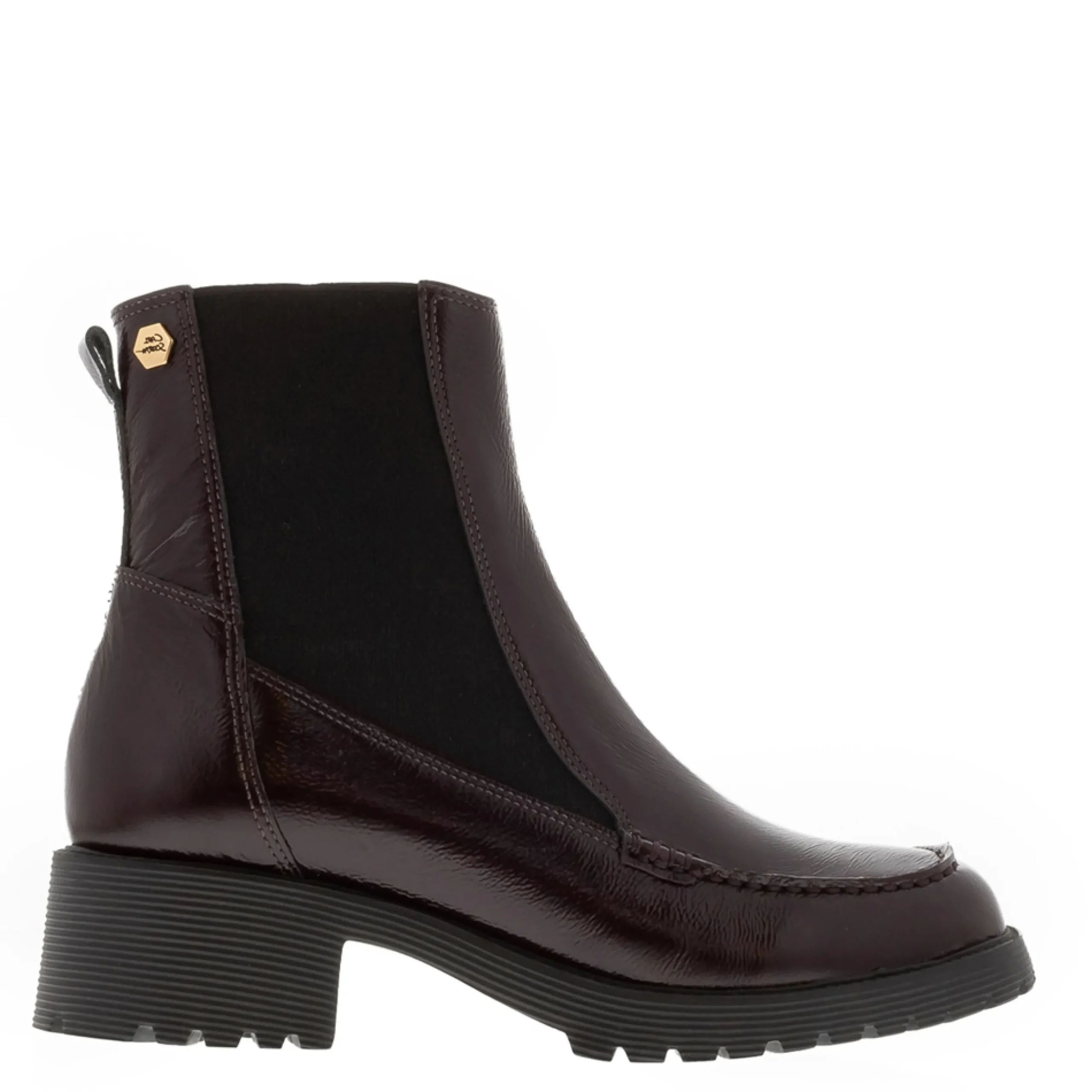 Colletta Bordo Leather Chelsea Boots