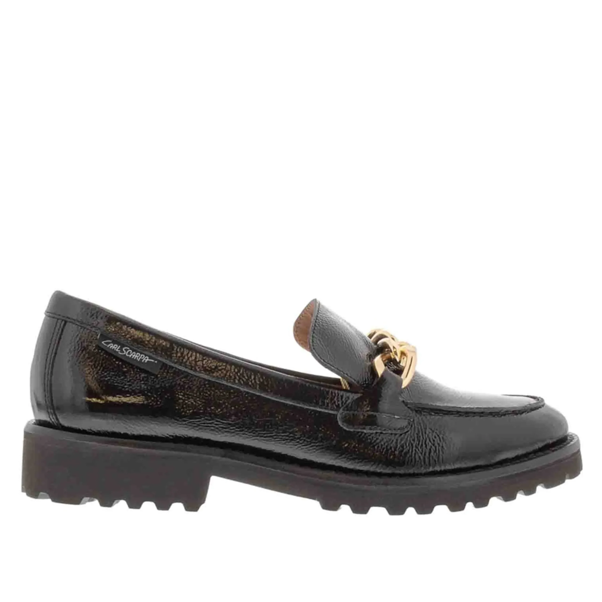 Davion Leather Chain Loafers