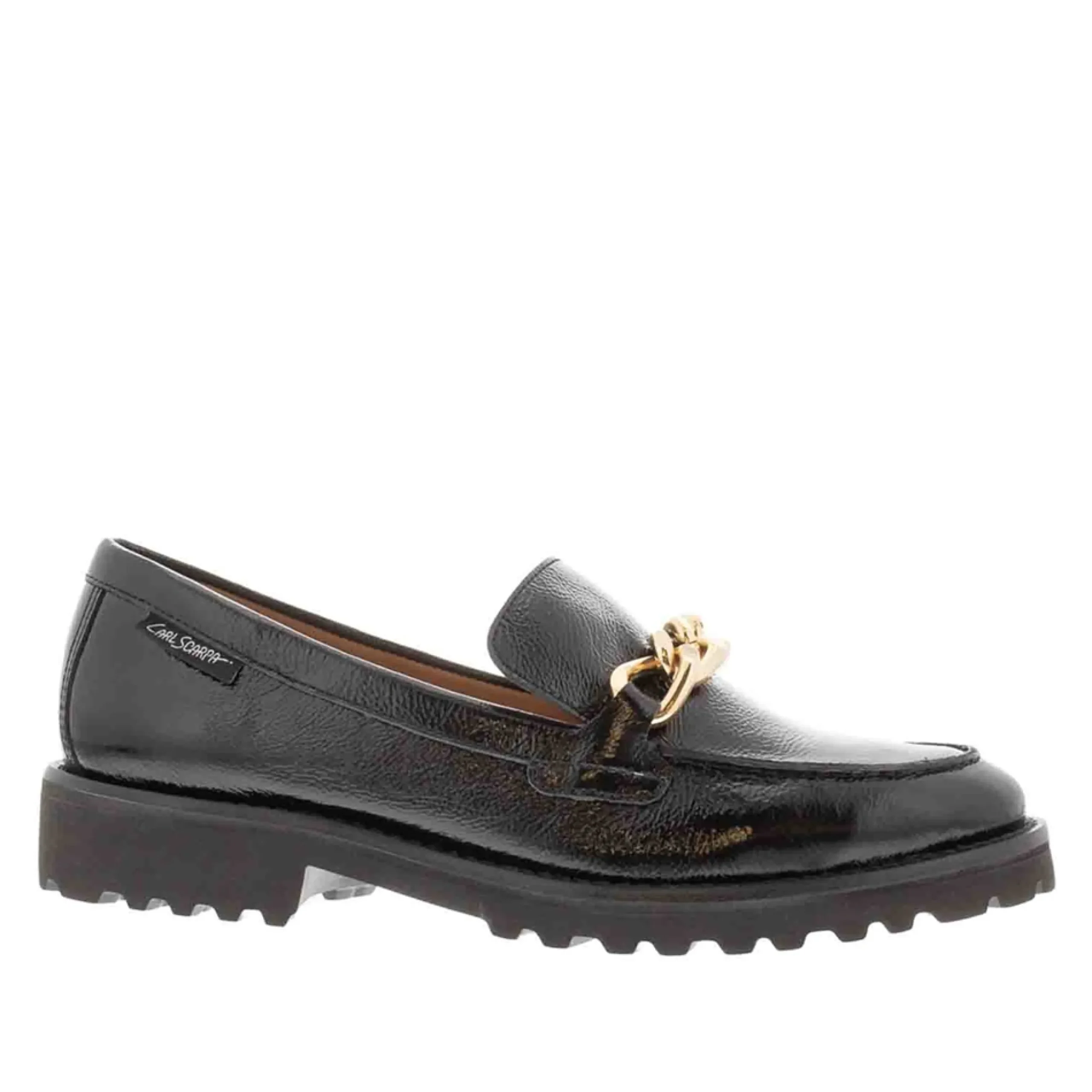 Davion Leather Chain Loafers