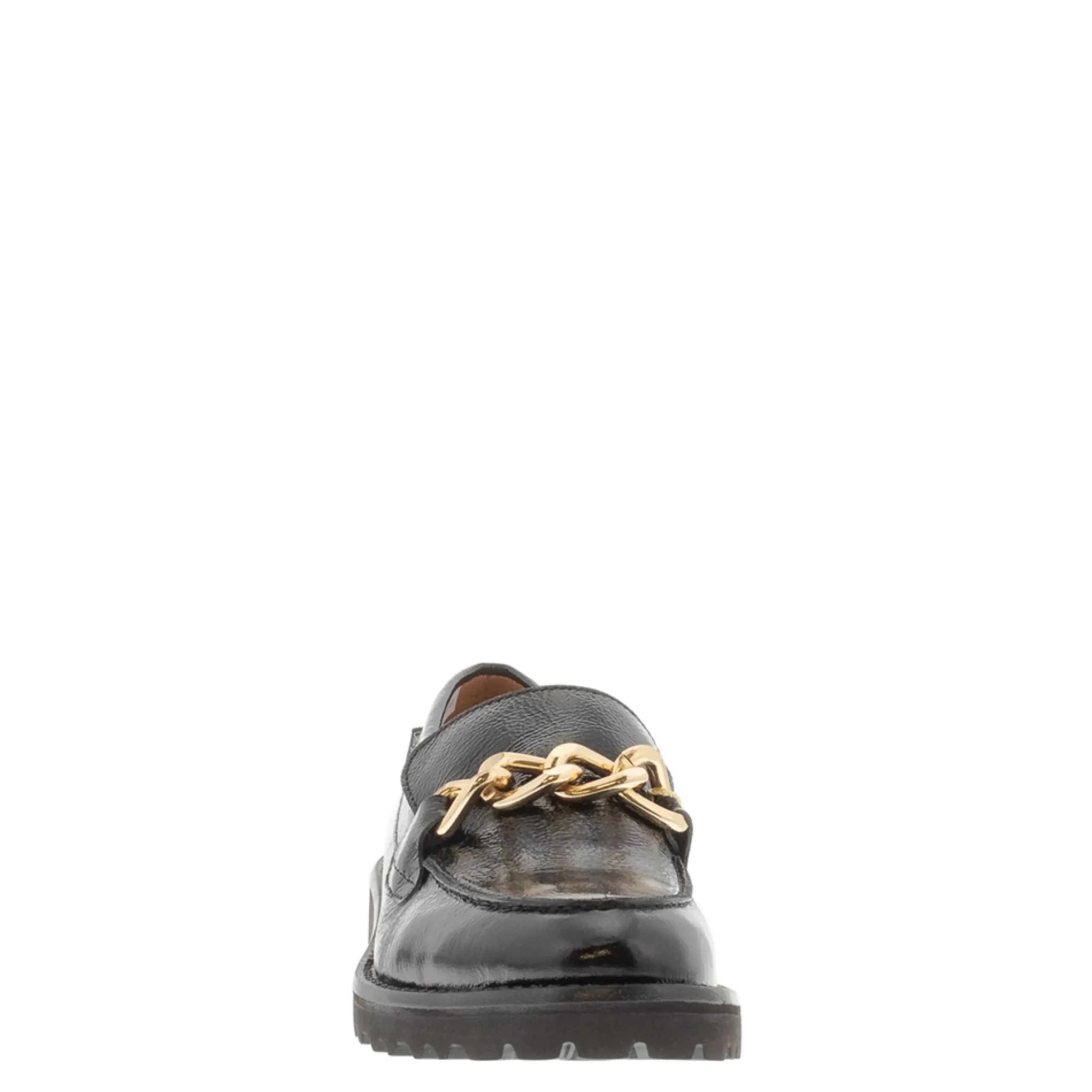 Davion Leather Chain Loafers