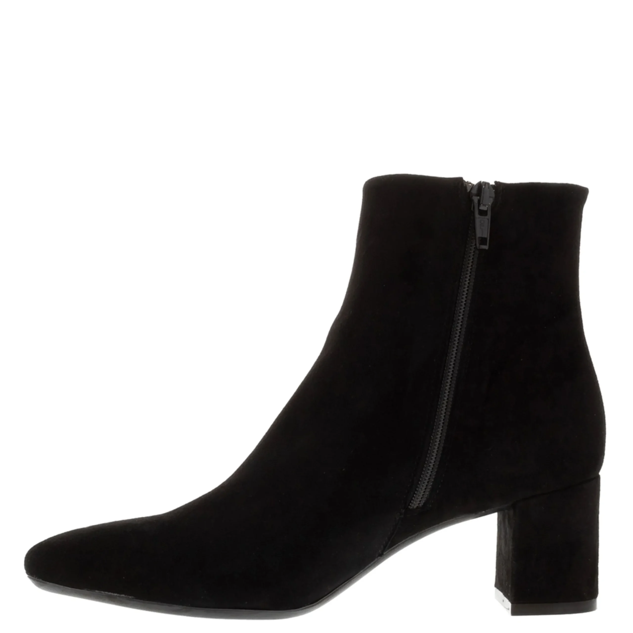 Effy Black Suede Ankle Boots