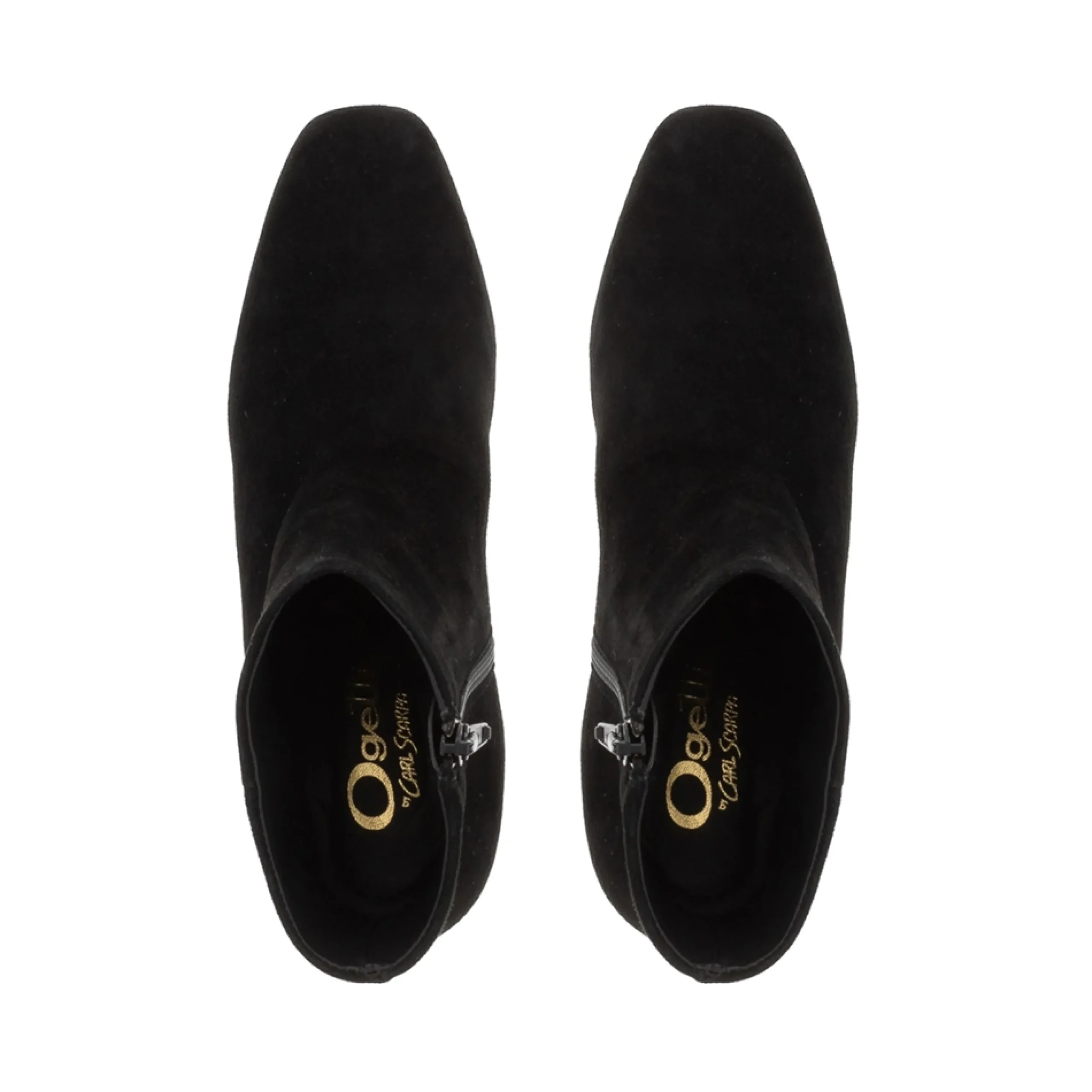 Effy Black Suede Ankle Boots