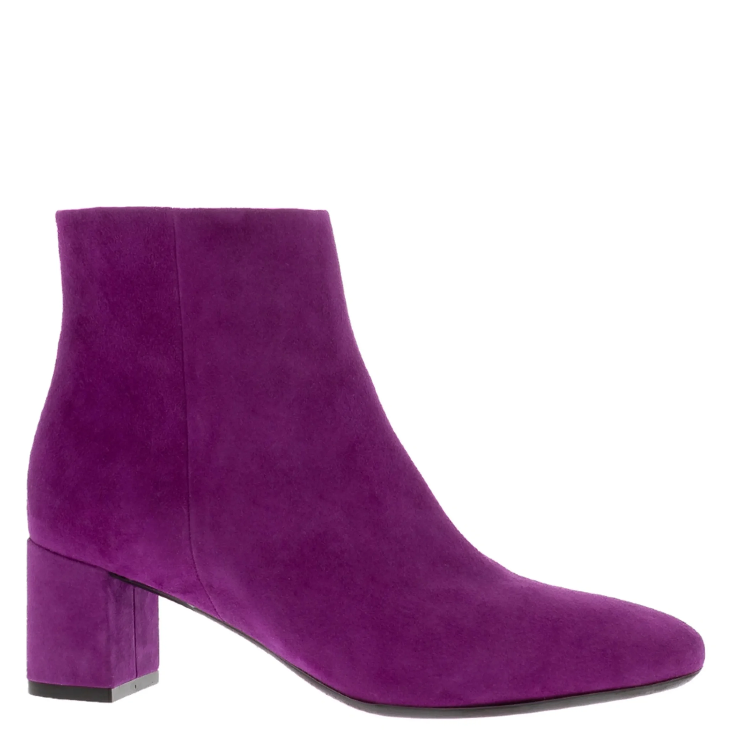 Effy Purple Suede Ankle Boots