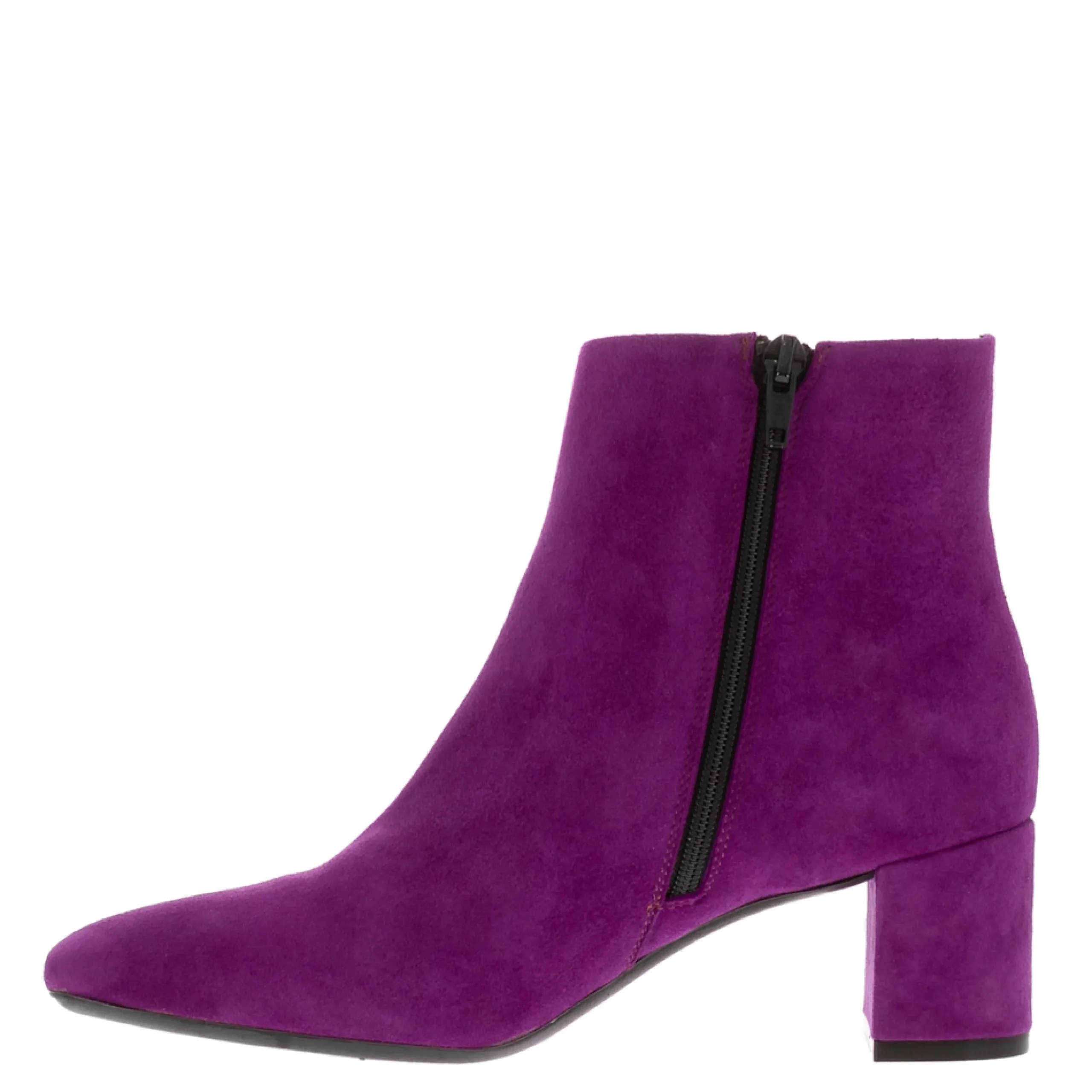 Effy Purple Suede Ankle Boots