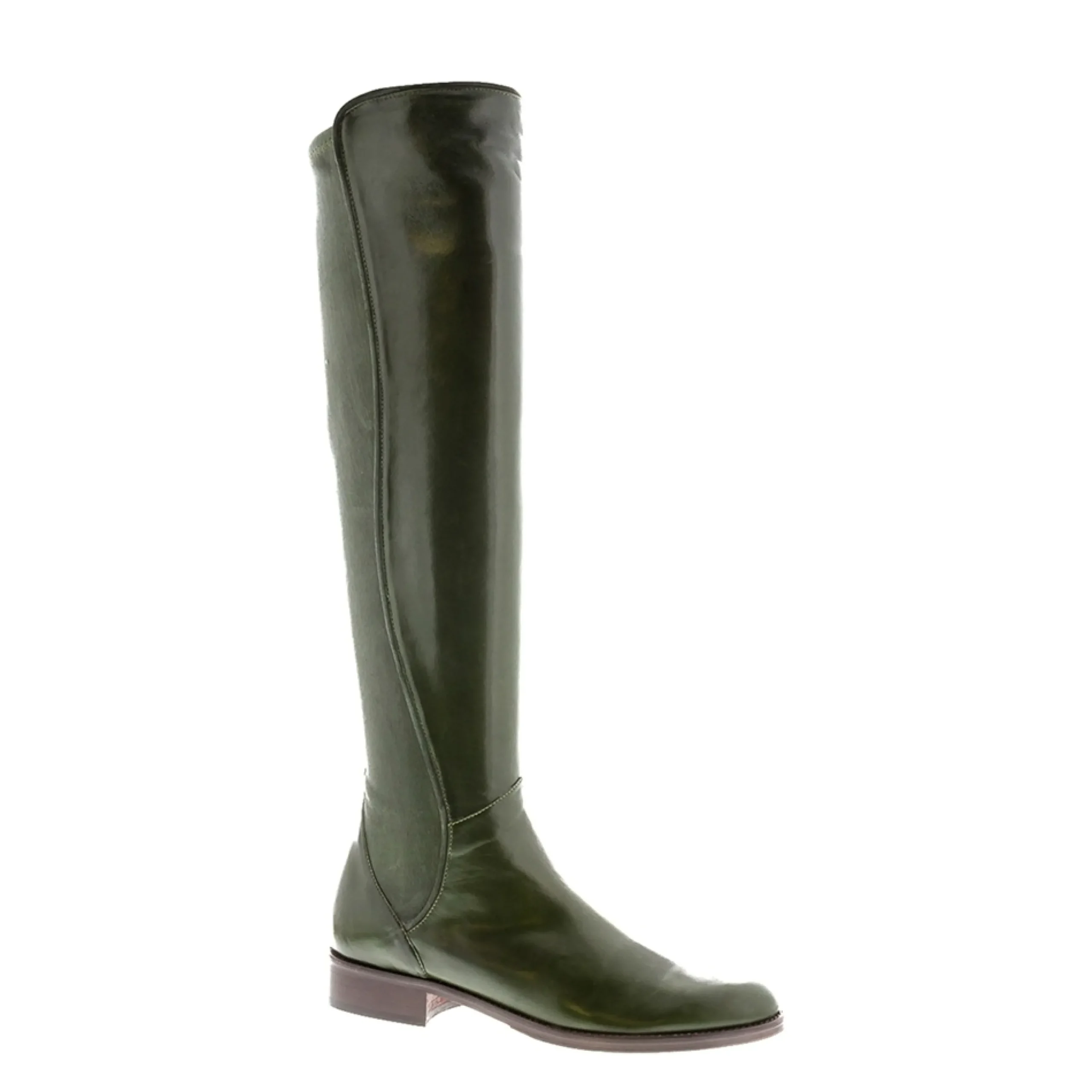 Emma Green Leather Knee-High Boots