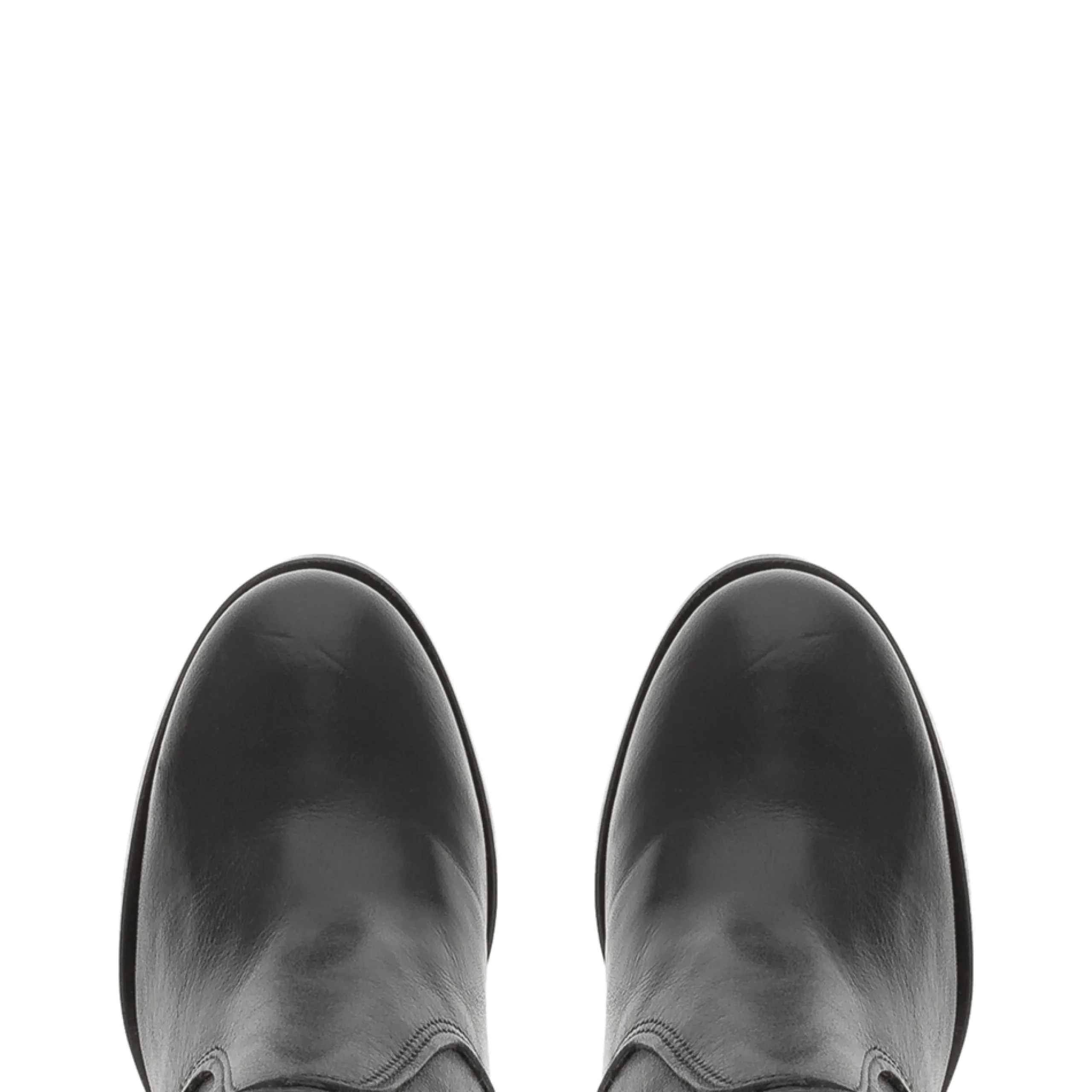 Fiorella Black Leather Knee High Boots