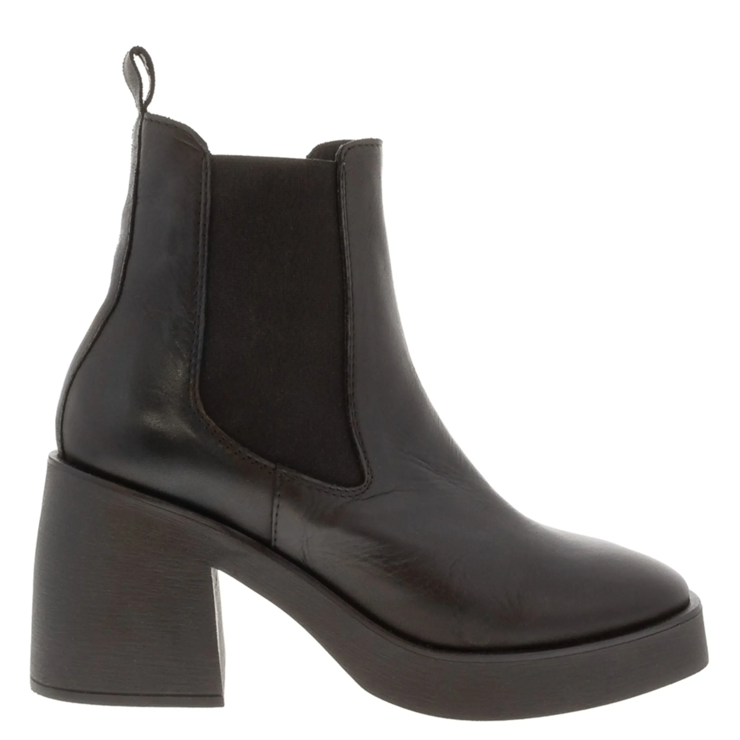 Foster Black Leather Chelsea Boots