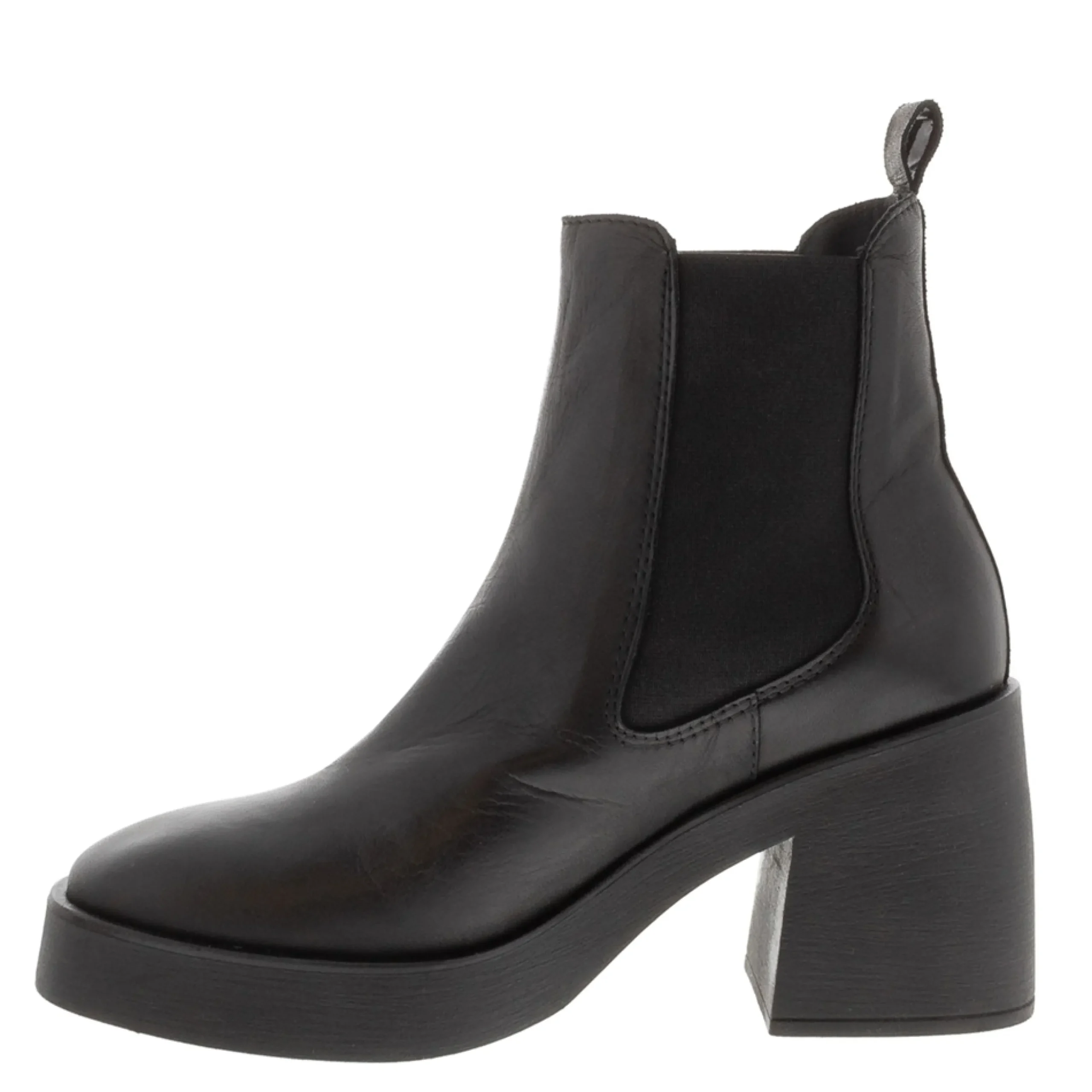 Foster Black Leather Chelsea Boots