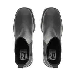 Foster Black Leather Chelsea Boots