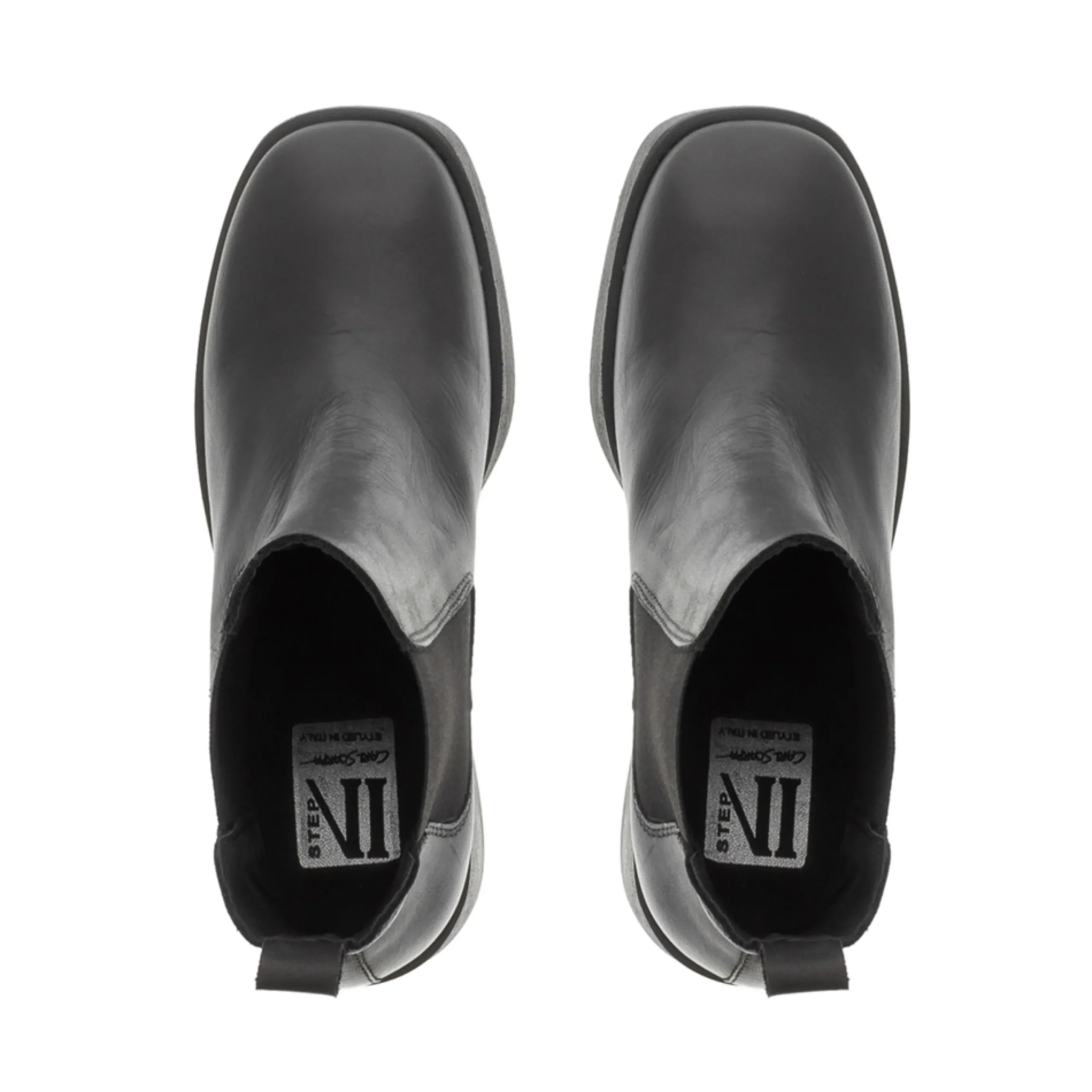 Foster Black Leather Chelsea Boots