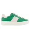Gerty Green Leather Chunky Trainers