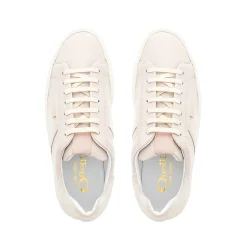 Gerty Nude Leather Chunky Trainers