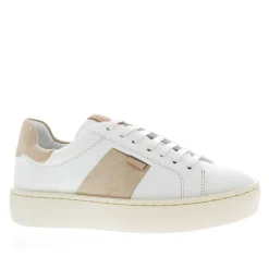 Gerty White Leather Chunky Trainers