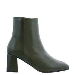 Jenny Green Italian Leather Ankle Boots