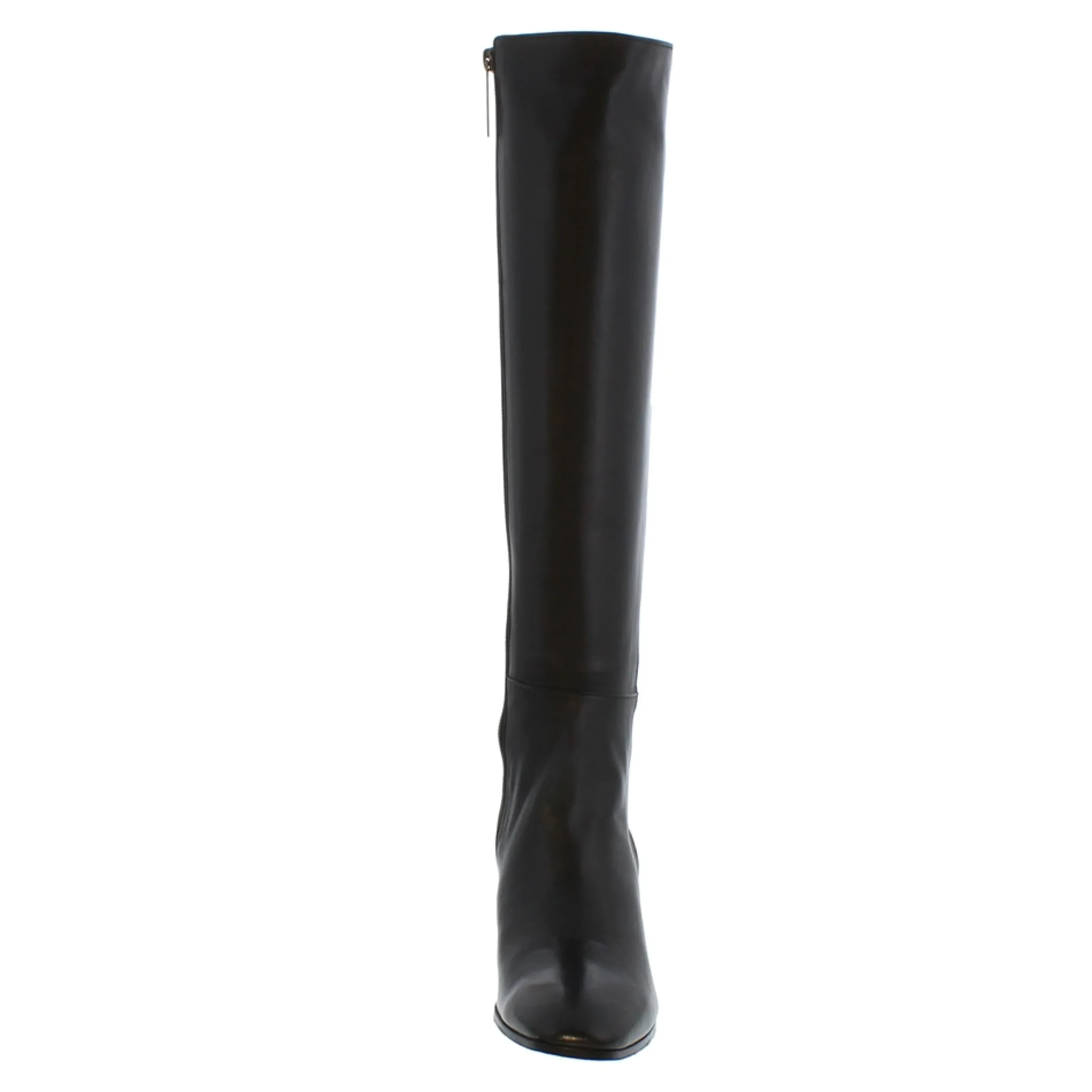 Jilly Black Italian Leather Knee High Boots