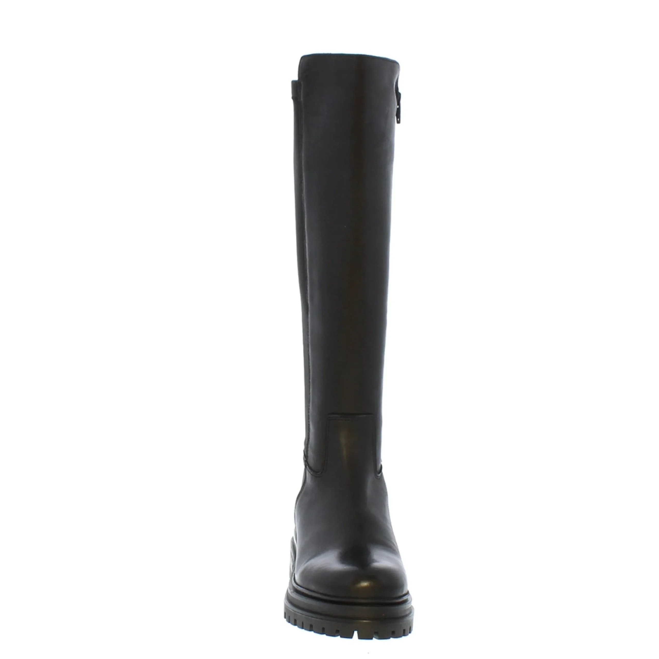 Luka Black Leather Knee High Boots