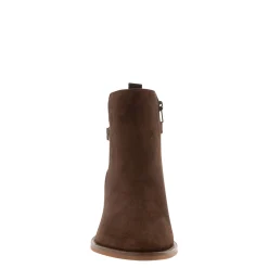 Mariposa Brown Suede Heeled Ankle Boots