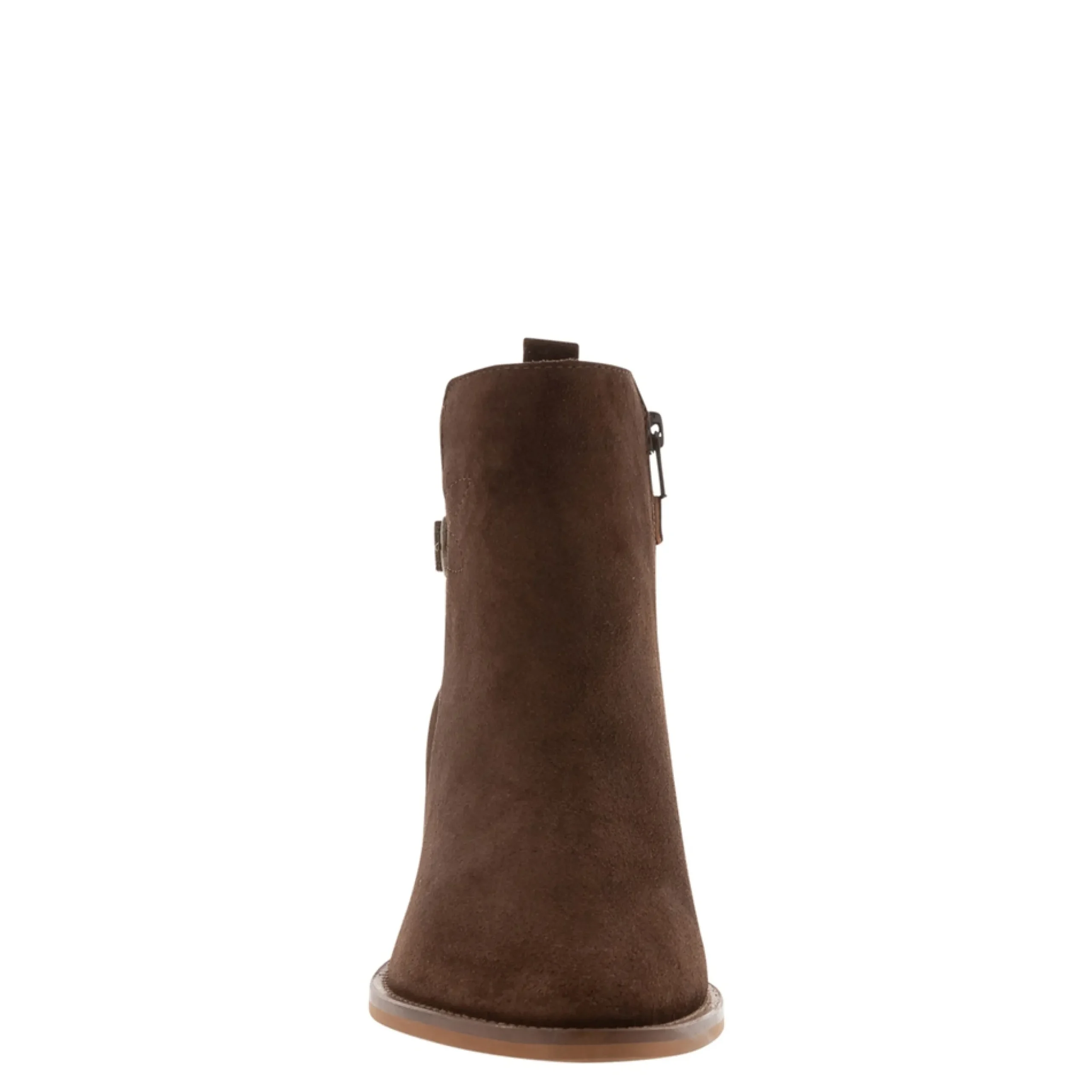 Mariposa Brown Suede Heeled Ankle Boots
