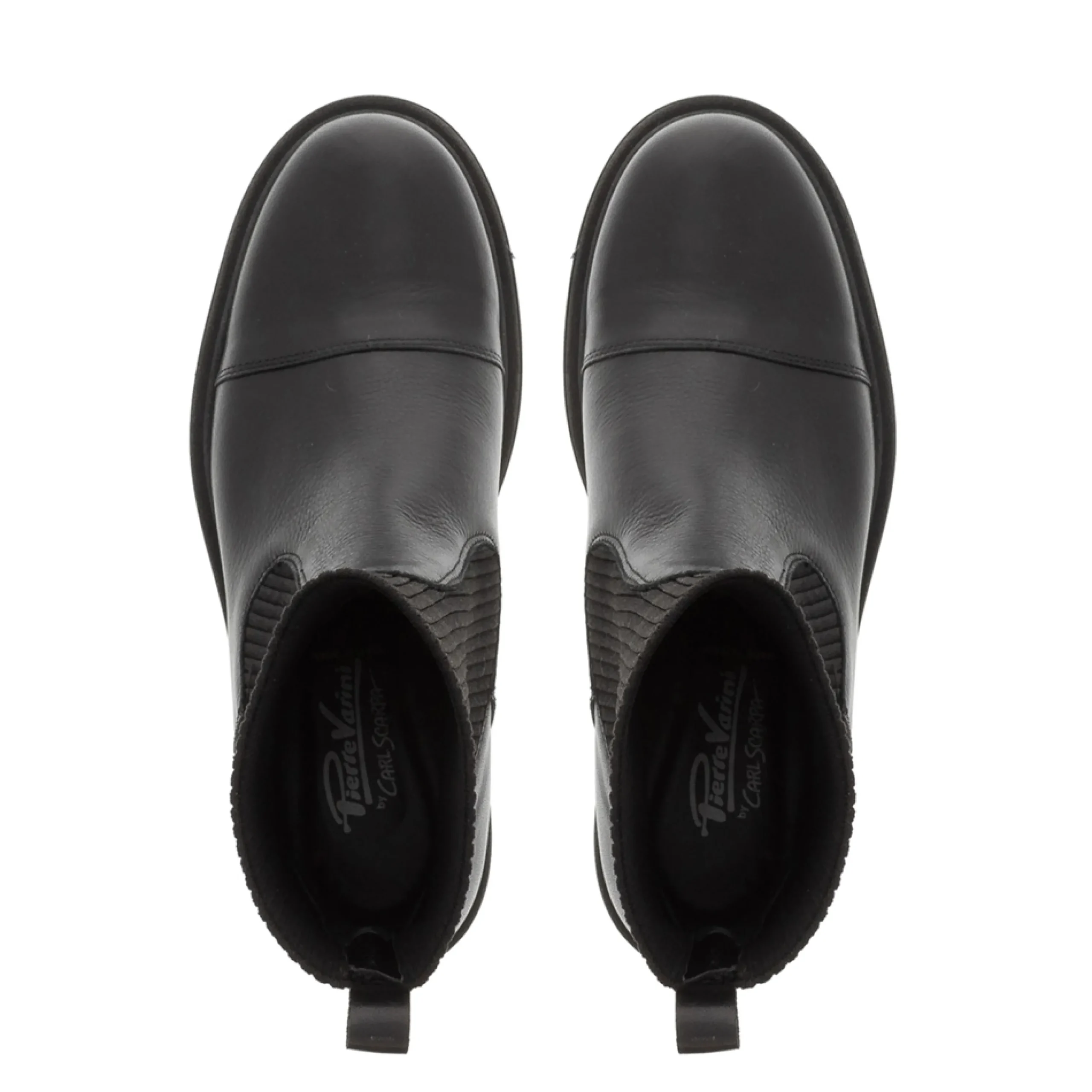Matti Black Leather Chelsea Boots