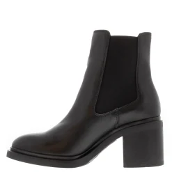 Morone Black Leather Chelsea Boots