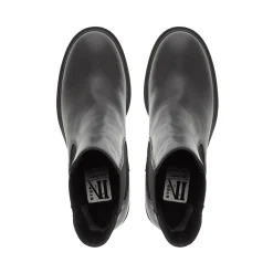 Morone Black Leather Chelsea Boots