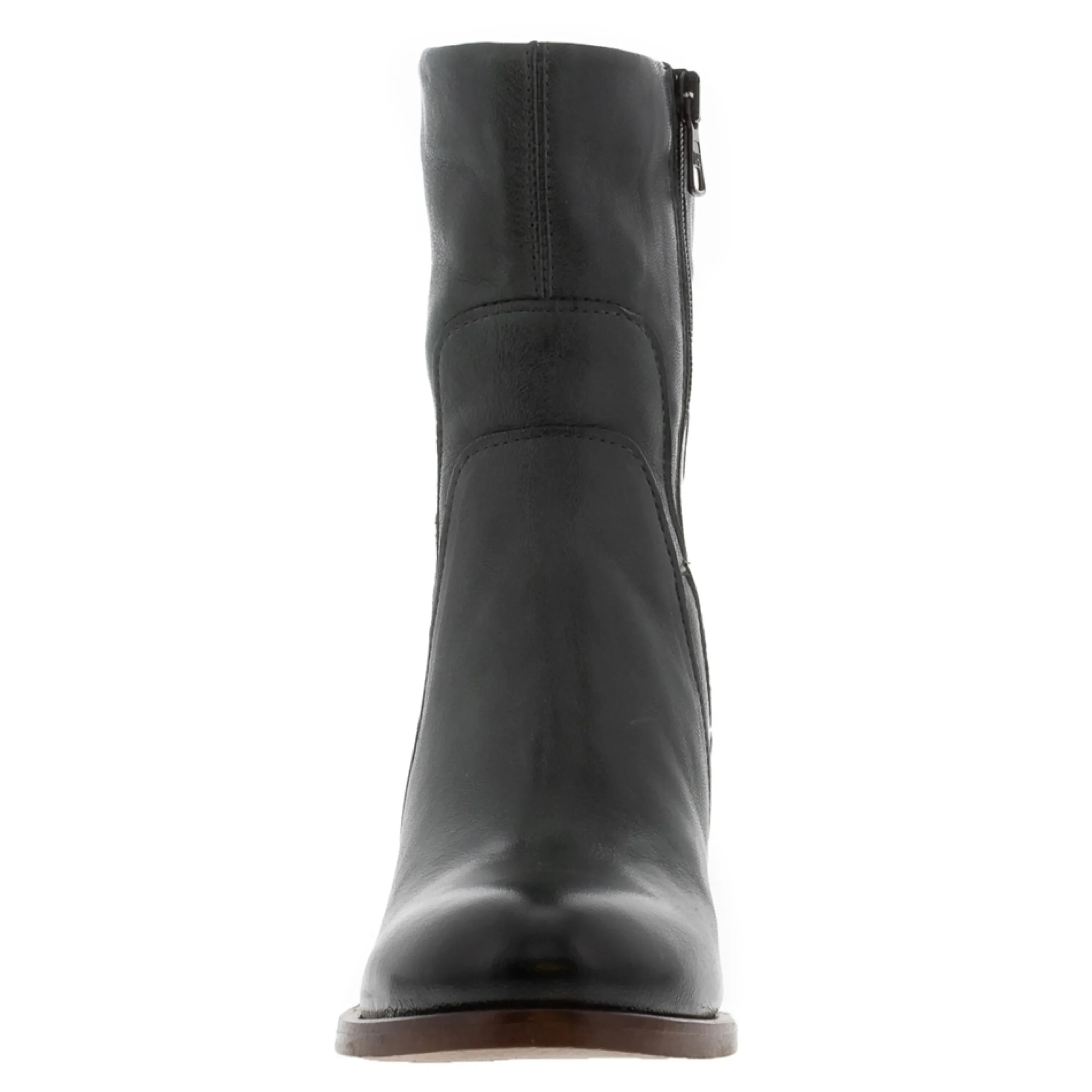 Noemi Green Leather Ankle Boots
