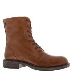 Rosemarie Tan Leather Lace Up Ankle Boots
