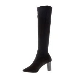 Spirit Black Suede Knee High Boots