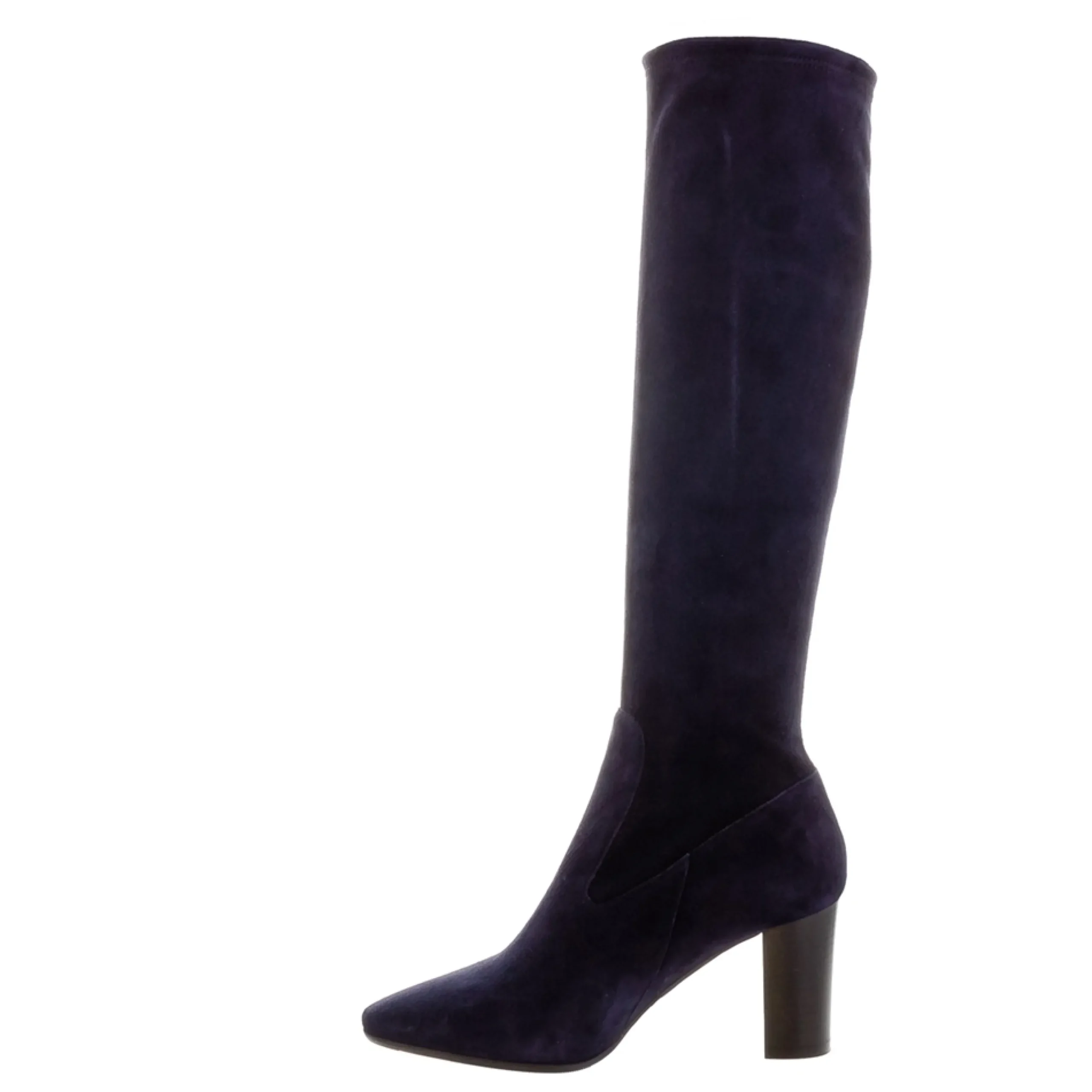 Spirit Navy Suede Knee High Boots