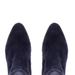 Spirit Navy Suede Knee High Boots