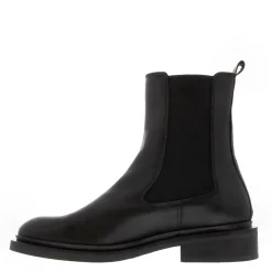 Torino Black Leather Chelsea Boots