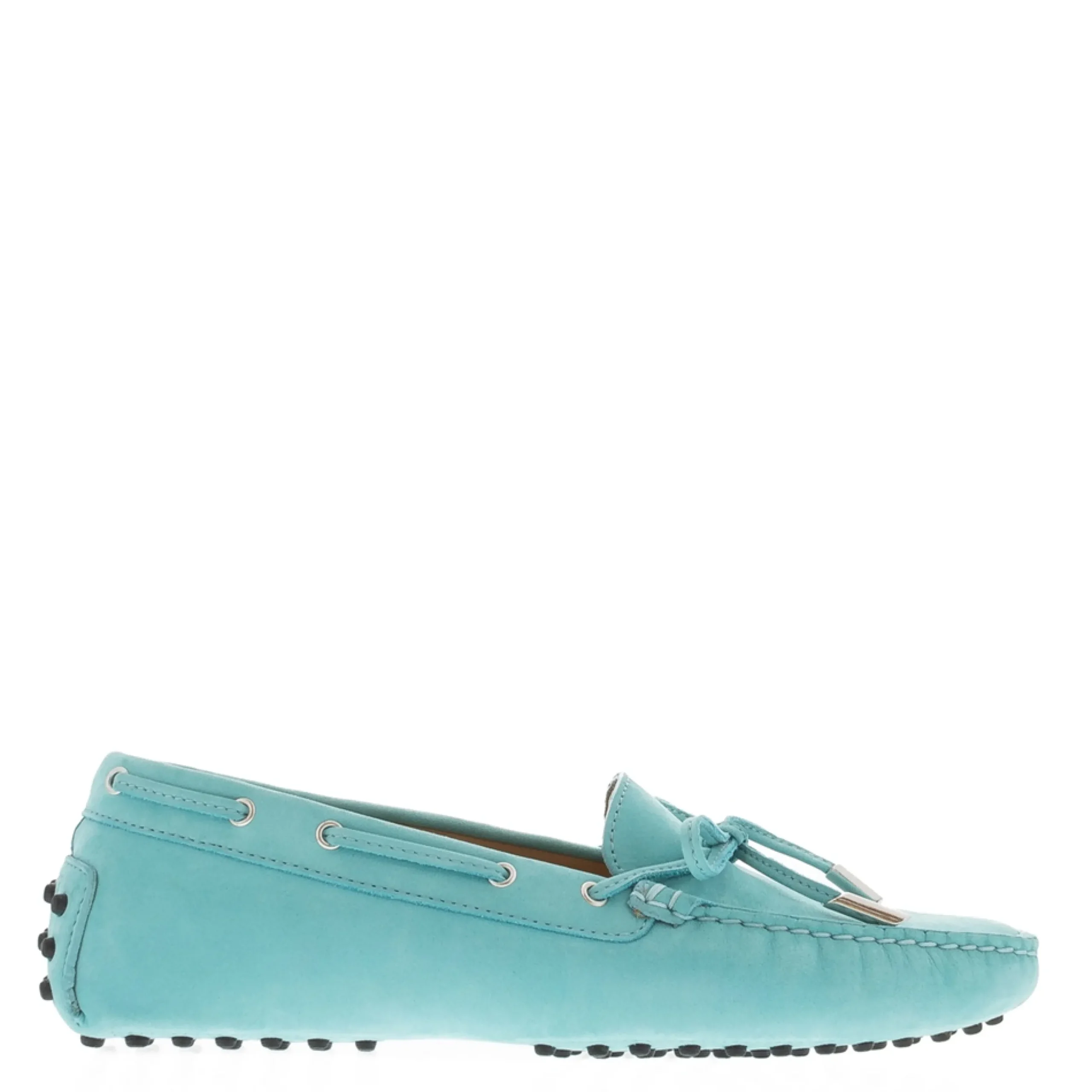 Venerdi Turquoise Nubuck Suede Loafers
