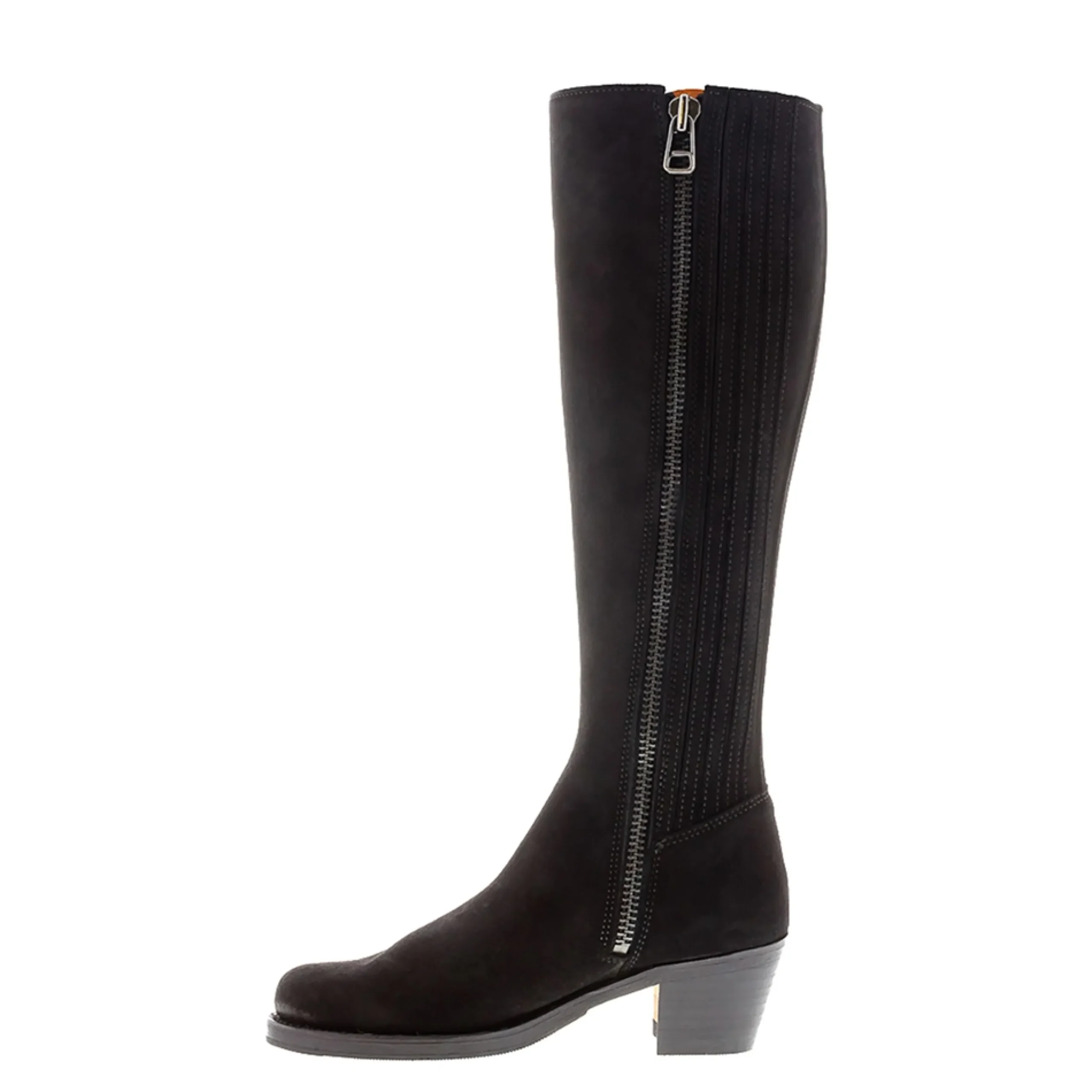 Viola Black Suede Boots