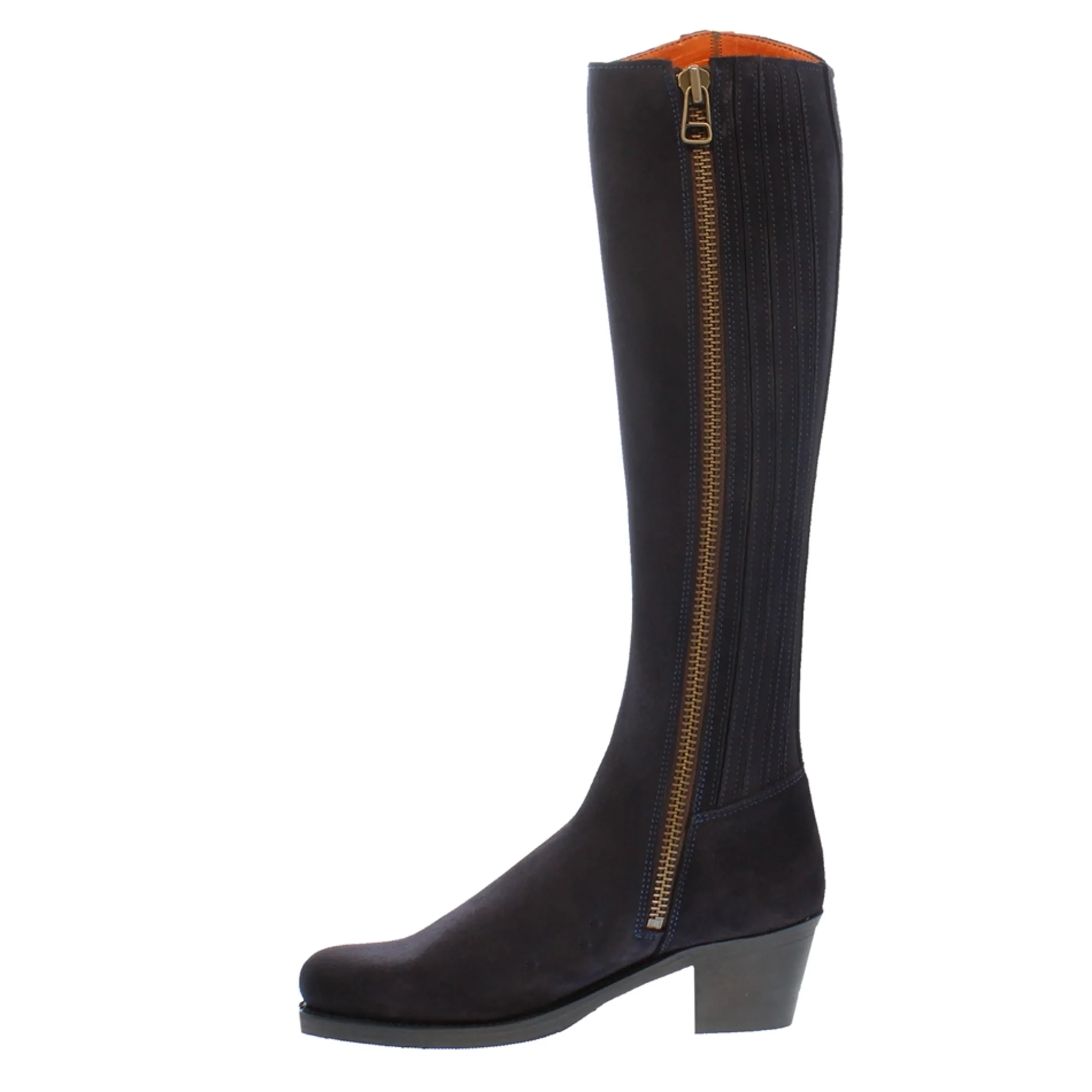Viola Navy Suede Boots