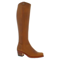 Viola Tan Leather Boots